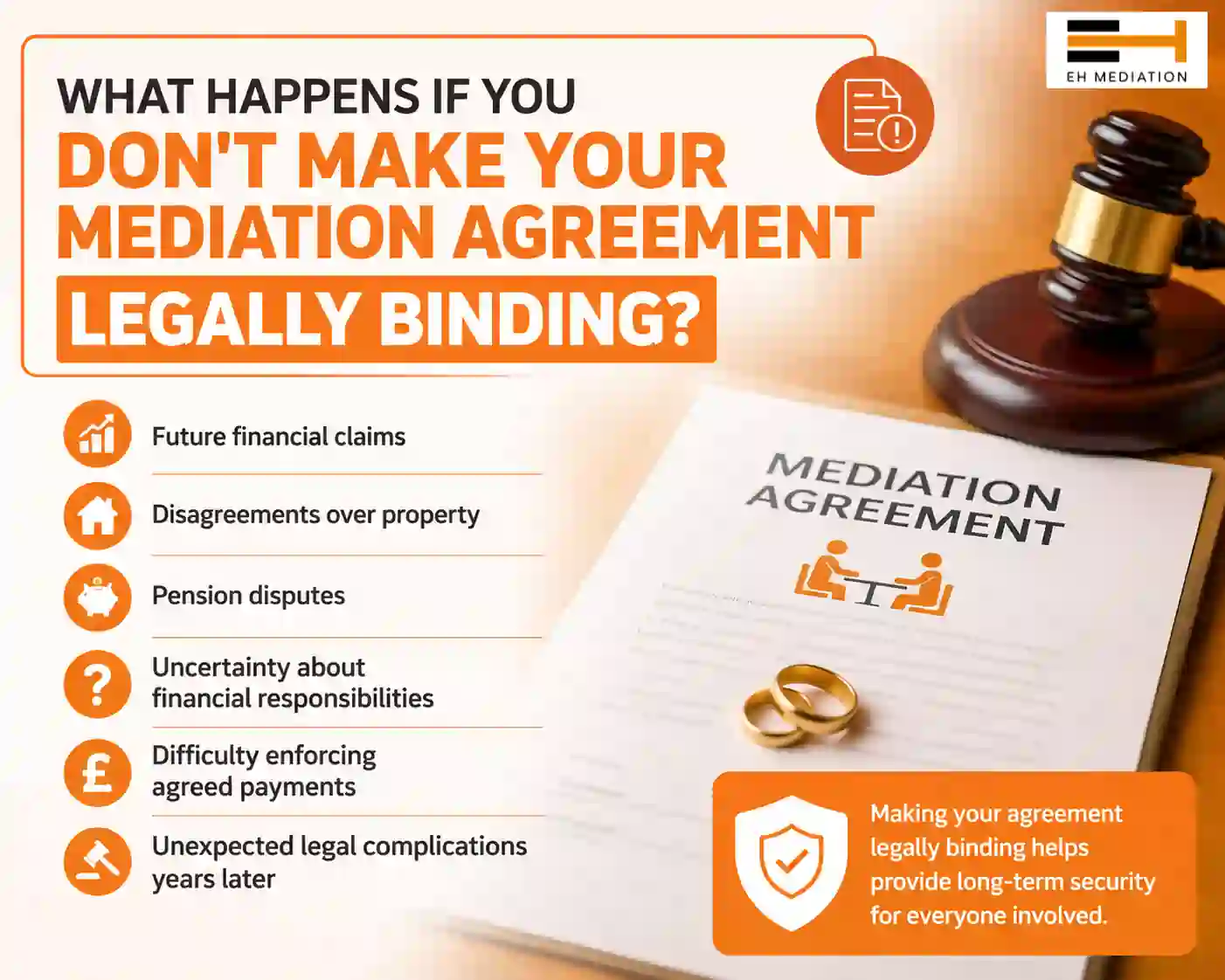 What Happens If You Don't Make Your Mediation Agreement Legally Binding Stanley?